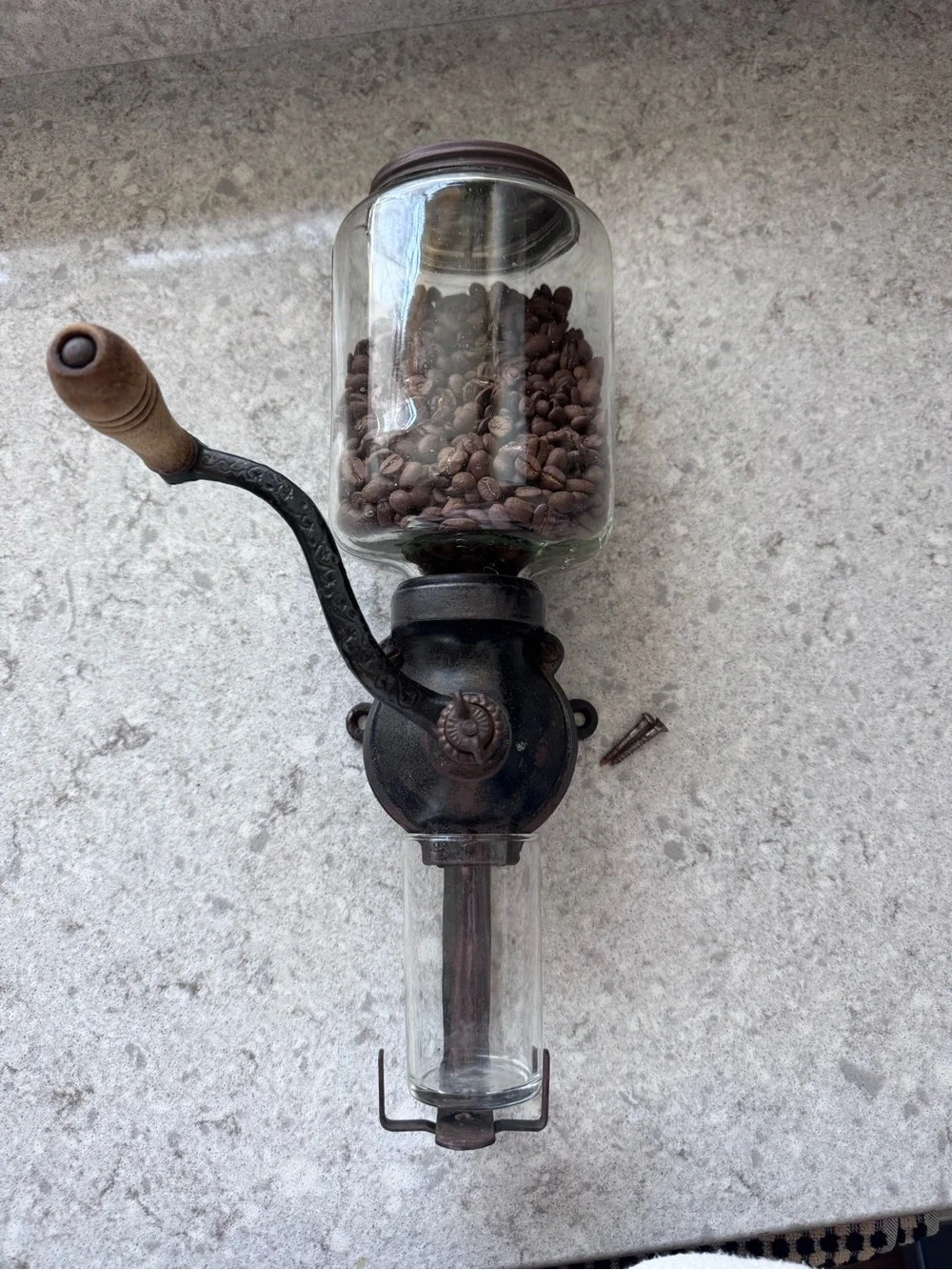 Arcade Vintage Wall-Mount Coffee Grinder